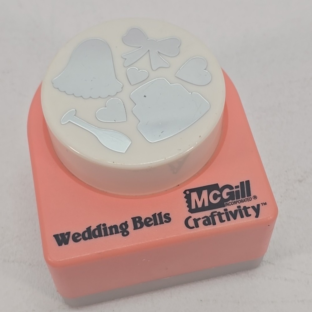 McGill Craftivity‎ Wedding Bells Multi Shape Super Giant Paper Punch Cards Decor